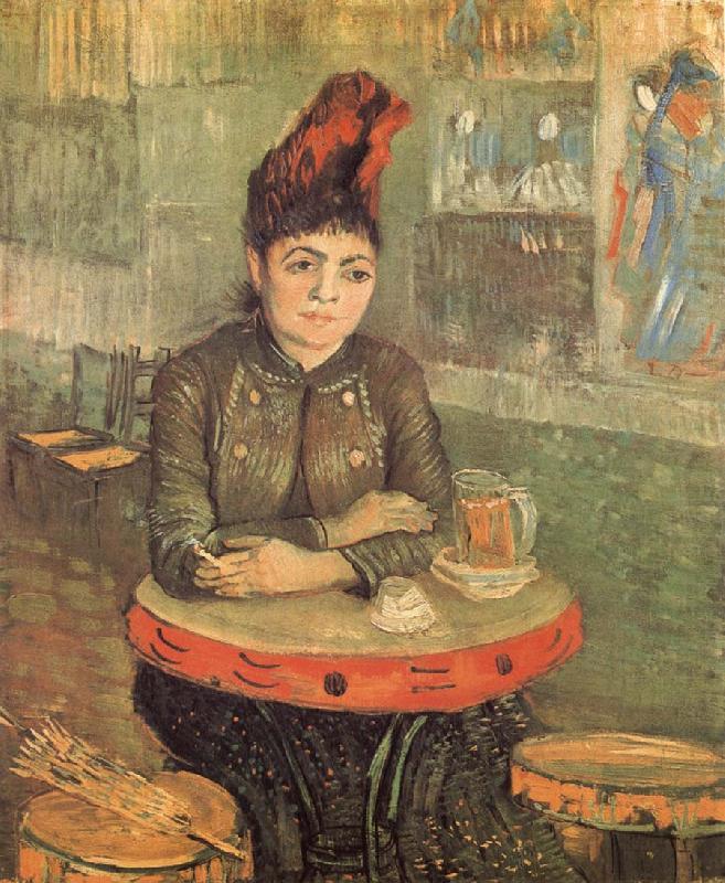 Vincent Van Gogh Agostina Segatori in the Cafe du Tambourin china oil painting image